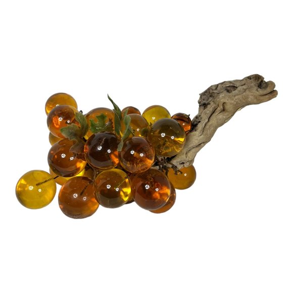 Lucite Grape Bunch‎ Yellow & Orange - Picture 1 of 8